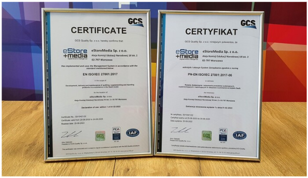 certicate GCS